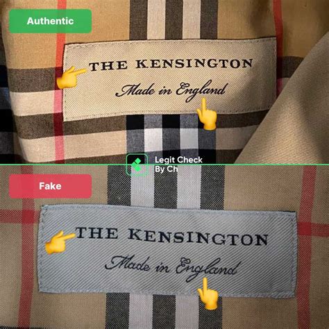 burberrys of london fake|How to Tell If Your Burberry Coat or Bag Is Authentic .